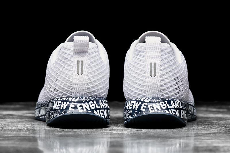 Nobull New England Mesh Runner Men's Running Shoes White | USA U1135Z